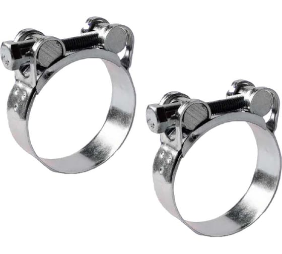 Изображение товара Набор силовых хомутов MasterProf 5 размеров, 10 шт., оцинк, 17-19 мм, 20-22 мм, 23-25 мм, 29-31 мм, 32-35 мм ИС.140916