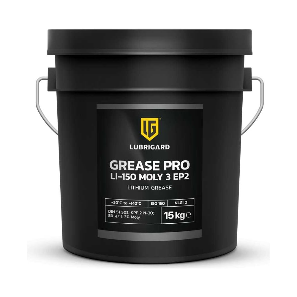Изображение товара Пластичная смазка Lubrigard GREASE PRO LI-150 MOLY 3 EP2 15кг