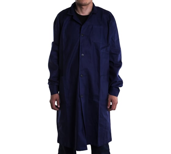 Изображение товара Рабочий халат ГК Спецобъединение ДИАГОНАЛЬ синий, размер 120-124, рост 182-188 Хал 006/120/182