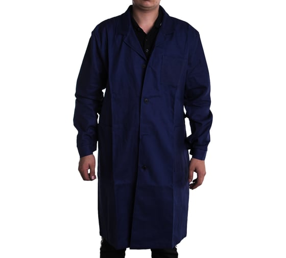 Изображение товара Рабочий халат ГК Спецобъединение ДИАГОНАЛЬ синий, размер 104-108, рост 170-176 Хал 006/104/170