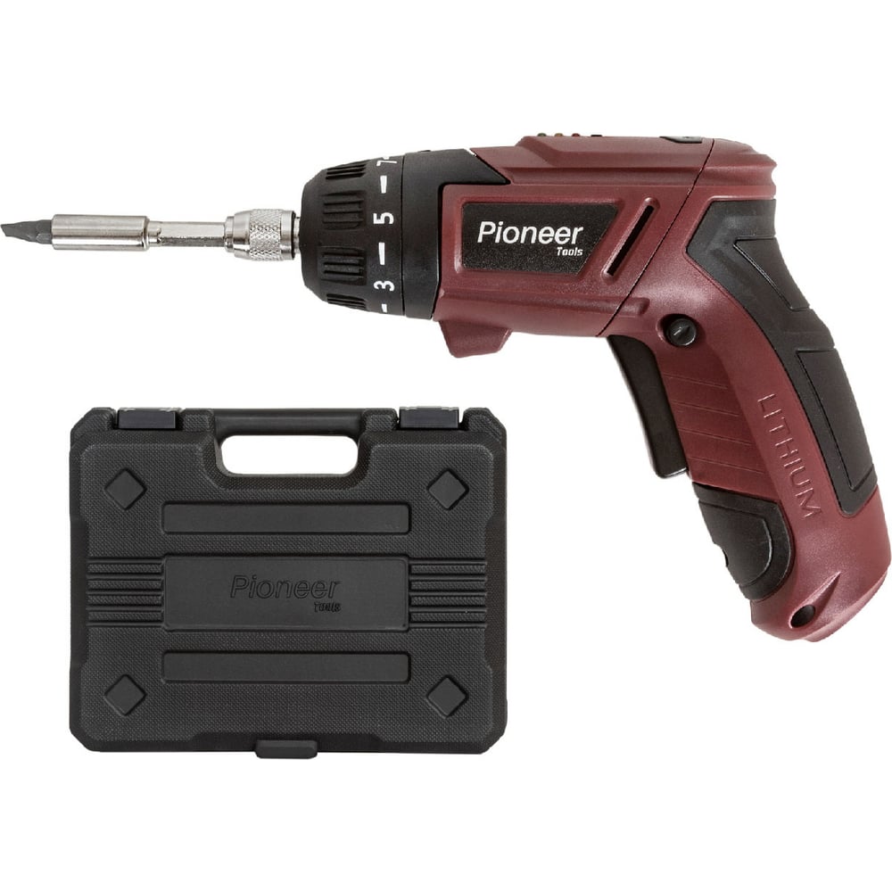 Изображение товара Аккумуляторная отвертка Pioneer CS-M0404C профессиональный инструмент с подсветкой