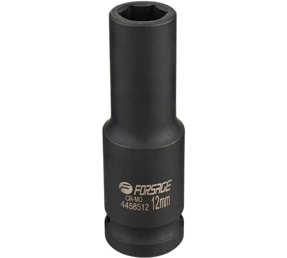 Изображение товара Головка ударная глубокая 12мм 1/2" 6гр Forsage F-4458512(6797)