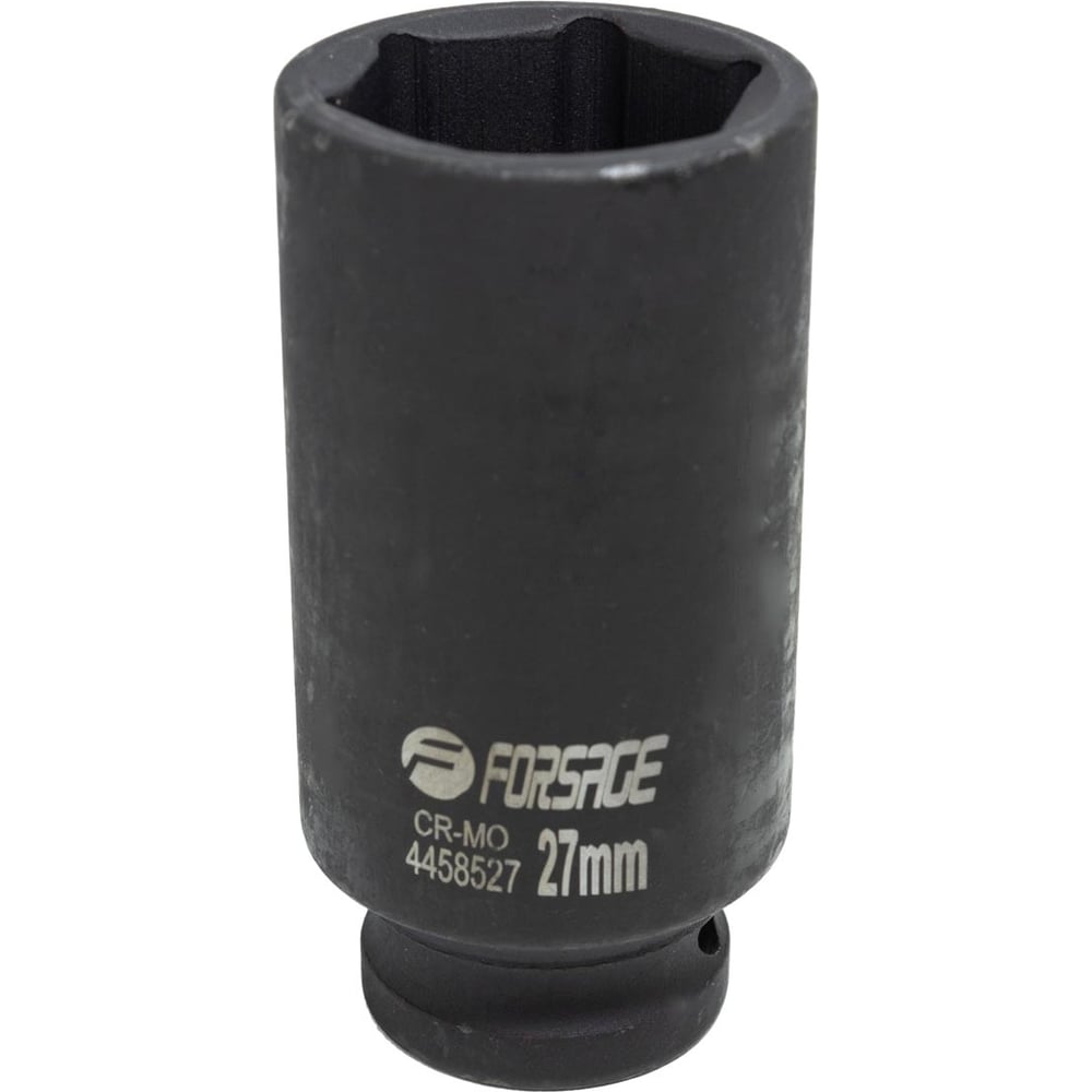 Изображение товара Головка ударная глубокая Forsage 27мм (6гр.), 1/2" F-4458527(6821) Изображение товара Головка ударная глубокая Forsage 27мм (6гр.), 1/2" F-4458527(6821)