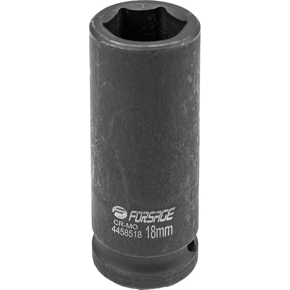 Изображение товара Головка ударная глубокая 6-гранная 18 мм 1/2"DR Forsage F-4458518(6804)