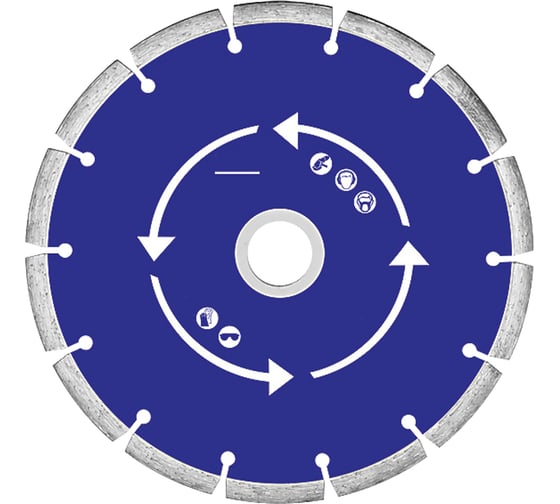 Изображение товара Диск алмазный отрезной сегментный (115х22.2 мм) MOS 37211М