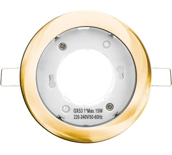 Изображение товара Встраиваемый светильник SWG gx53 золото GX53-H4-G