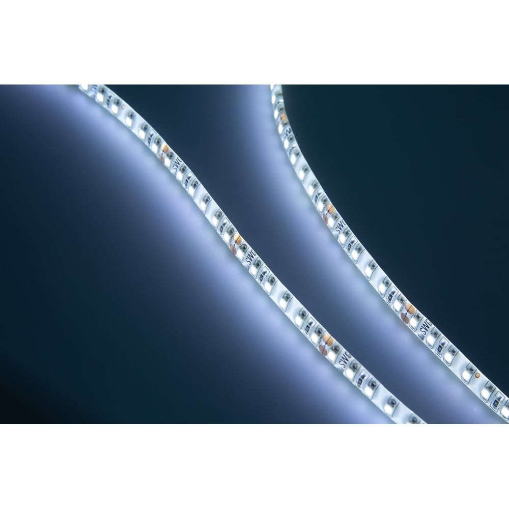 Светодиодная лента SWG 9,6 Вт/м SMD3528, 24В, IP65, Холодный 3М SWG3120-24-9.6-W-65-M