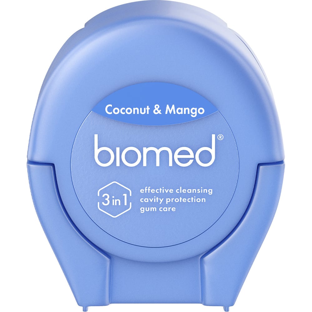 Зубная нить Biomed нить зубная biomio biomed кокос и манго 50 м