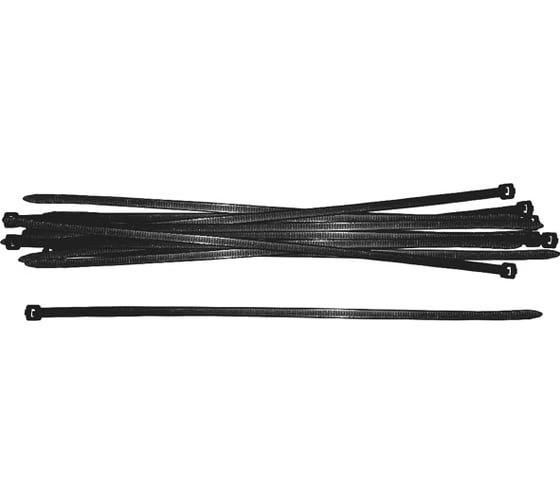 Изображение товара Нейлоновый хомут FIT IT черный, 50шт, 250х3,6мм 60395