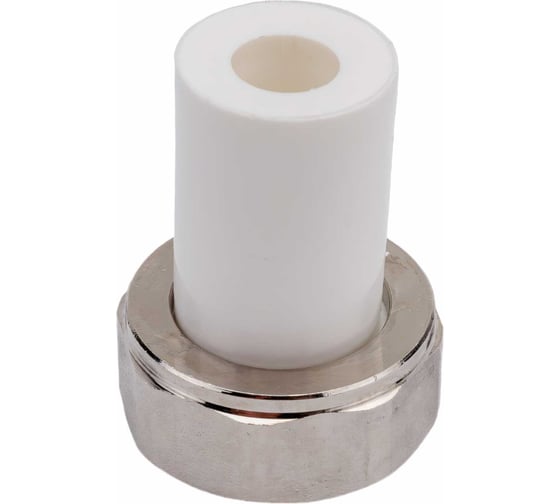 Изображение товара Штуцер с накидной гайкой RTP евроконус, ppr, 20x3/4, белый 28193