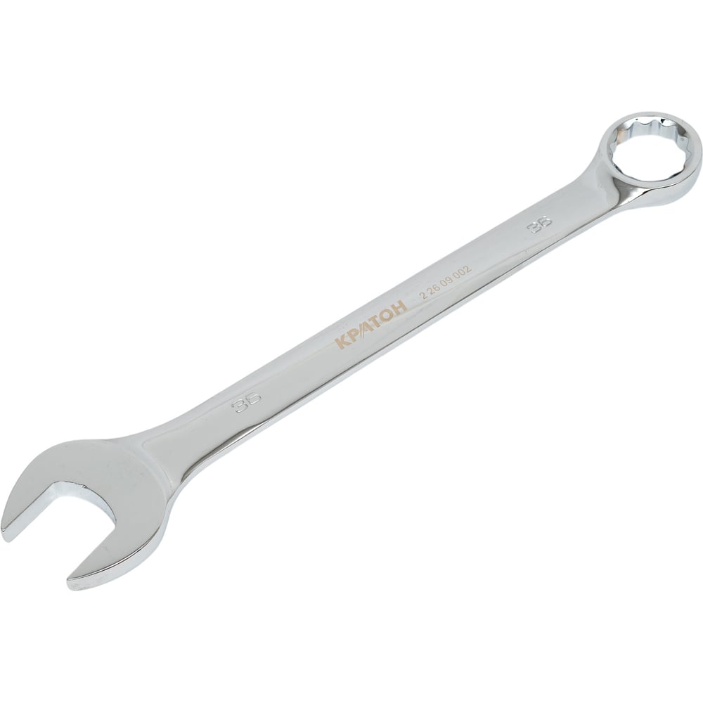 Изображение товара Комбинированный ключ 36 мм Кратон 2 26 09 002 - надежный инструмент для работы с болтами