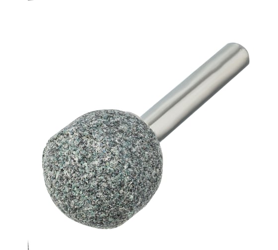 Изображение товара Шарошка абразивная, шар, 19 мм, для дрели, хвостовик d6 мм, 63с Denzel 76023
