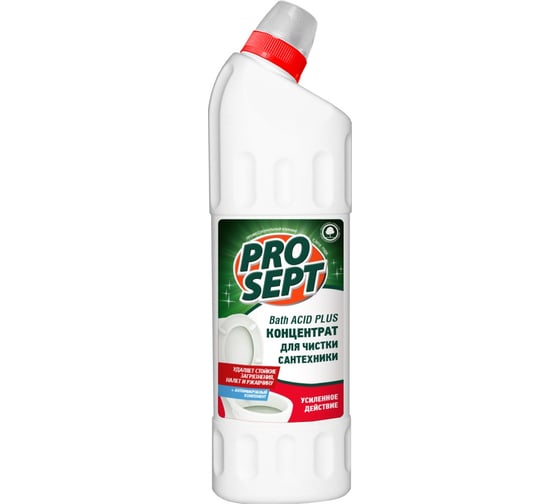 Изображение товара Средство усиленного действия PROSEPT Bath Acid Plus для удаления ржавчины и минеральных отложений 1 л 113-1