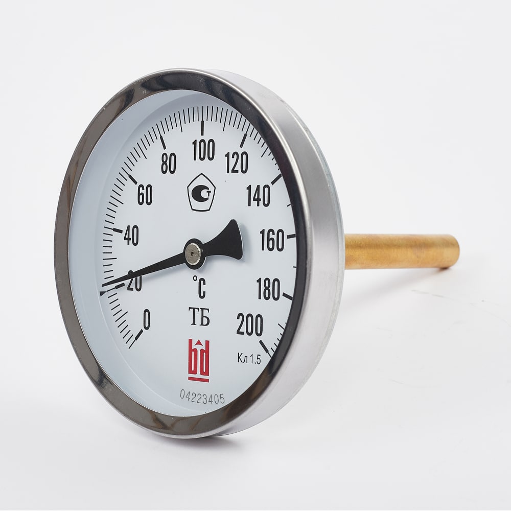 Биметаллический термометр BD термометр для почвы 320х28 мм