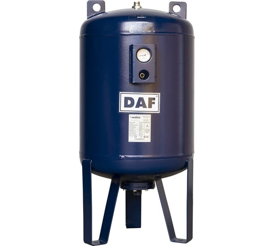 Изображение товара Бак расширительный вертикальный Tr100 (100 л; 25 бар; пред. давление 4 бара; 1"; EPDM; -10 до +110°С; синий) Mas Daf TR100-25bar-5011