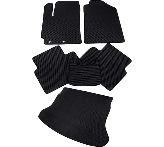 Изображение товара Коврики в салон и багажник ViceCar ЭВА, для Infiniti G35/37 2006-2022 седан SB19001R_черн