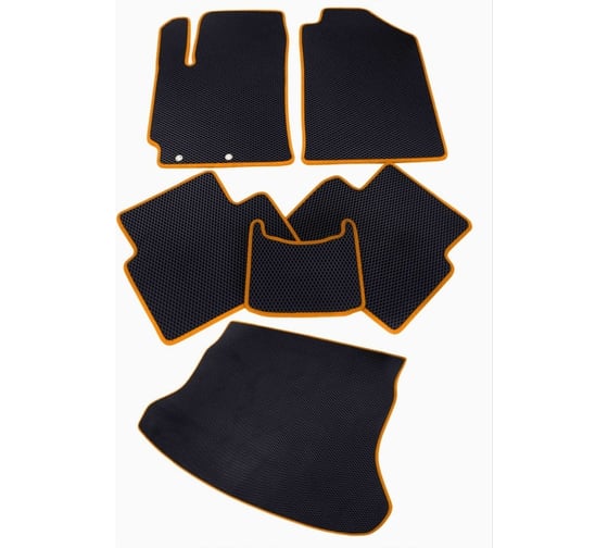 Изображение товара Коврики в салон и багажник ViceCar ЭВА, для Nissan X-Trail T30 2001-2007 SB32024X_оран