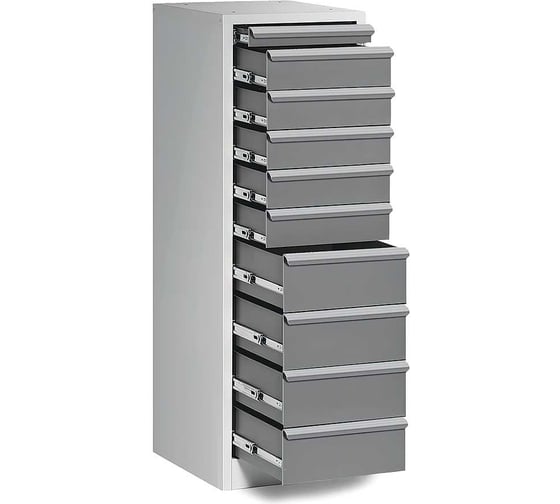 Изображение товара Тумба-драйвер с 10 ящиками Viking ДР-10/1