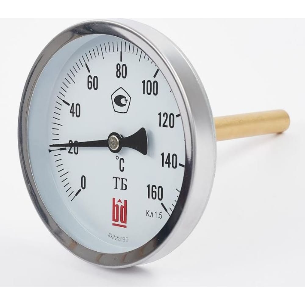 Биметаллический термометр BD термометр аквариумный на присоске утолщенный 11 см