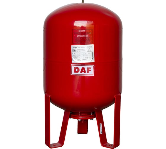 Изображение товара Бак расширительный вертикальный Tr50 (50 л; 25 бар; пред. давление 4 бара; EPDM; -10 до +110°С; красный) Mas Daf TR50-25bar-3001