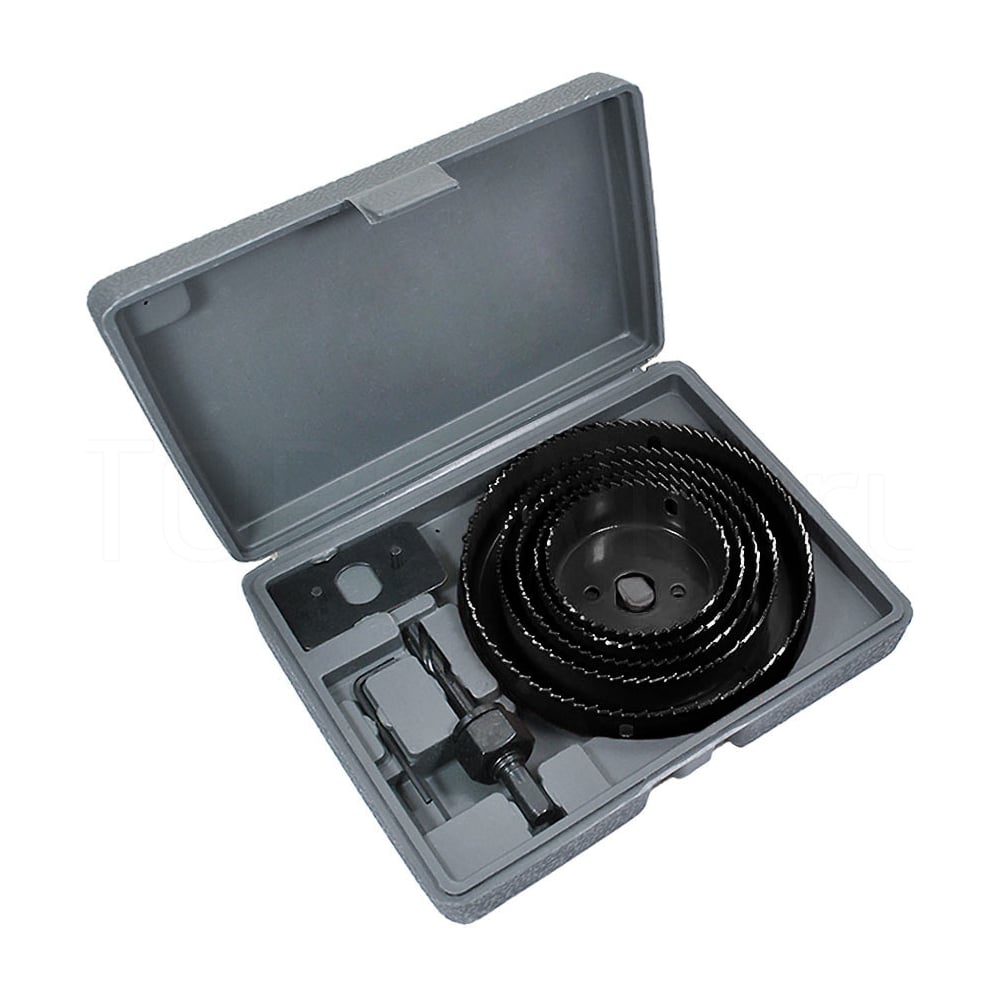 Изображение товара Набор круглых пил по дереву 8 шт TORGWIN T880112 для сверления диаметров 67 127 мм