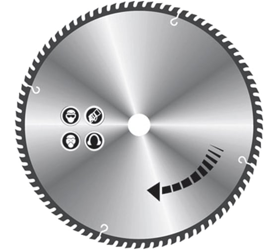Изображение товара Диск пильный для циркулярных пил по алюминию (210x30 мм; 60 T) FIT 37786