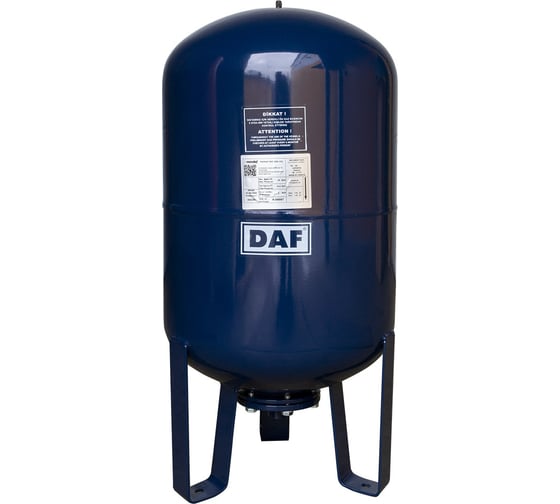 Изображение товара Бак расширительный вертикальный Tr60 (60 л; 25 бар; пред. давление 4 бара; EPDM; -10 до +110°С; синий) Mas Daf TR60-25bar-5011