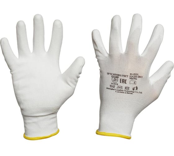 Изображение товара Защитные нейлоновые перчатки с полиуретановым покрытием ООО Комус размер 9 757531