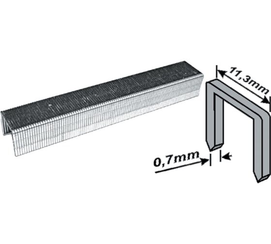 Изображение товара Скоба тип 53 (1000 шт; 10 мм) для степлера MOS 31373М