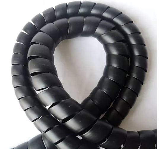 Изображение товара Спиральная защита PARLMU SG-32-F11-k5, полипропилен, размер 32, плоская поверхность, черная, 5 м PR0100700-5