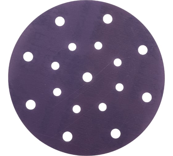Изображение товара Круг абразивный Violet 150 мм, 100 шт, 17 отв, P1500, керамическое зерно Н7 H7 385032