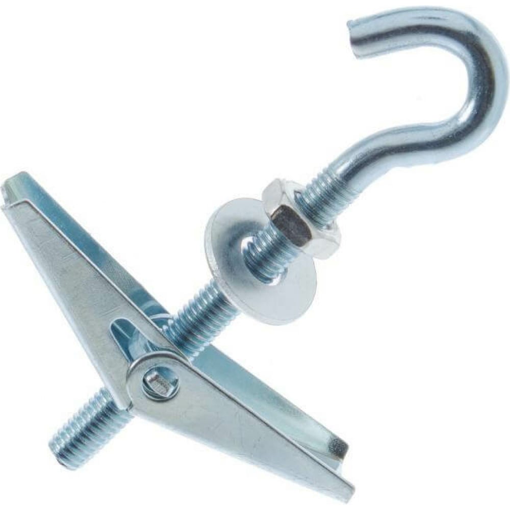 Складной пружинный анкер с крюком Tech-Krep анкер складной пружинный м4 с крюком 40х75 мм