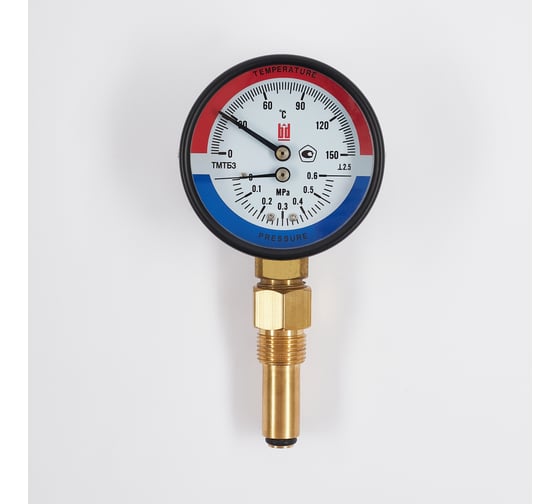 Изображение товара Термоманометр BD ТМТБ БД 31Р (0-150С) (0-0,6) МПа, кл. т. 2,5, G1/2 1173101004