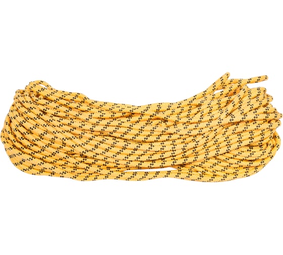 Изображение товара Вязано-плетенный шнур (ПП, 3 мм, хозяйственный, цветной, 50 м) Tech-Krep 139925