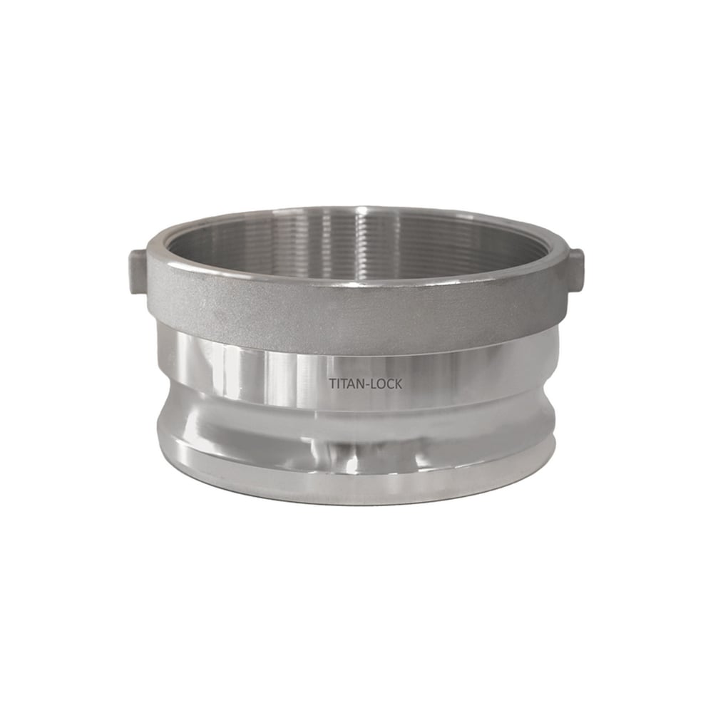 Изображение товара Алюминиевый камлок TITAN LOCK тип А, серия EcoLine ниппель, внутр. резьба BSP 8" TL800AAL-EL