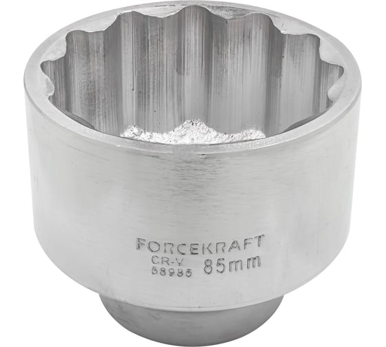 Изображение товара Головка 85 мм, 1" DR, 12 гранная Forcekraft FK-58985(54319)