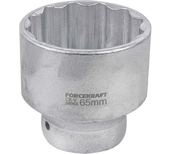 Изображение товара Головка 65 мм, 1" DR, 12 гранная FORCEKRAFT FK-58965 54315