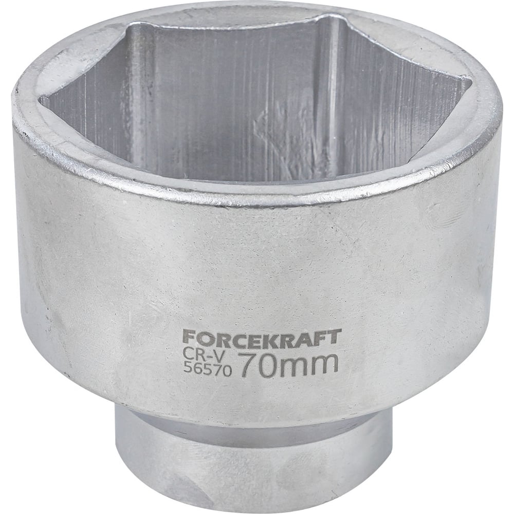 Изображение товара Головка 70 мм 3/4 дюйма торцевая FORCEKRAFT FK-56570 для крепежных работ