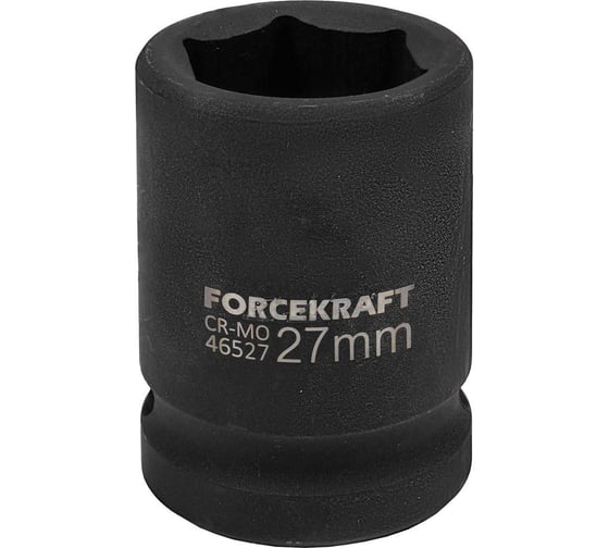 Изображение товара Головка ударная 27 мм, 3/4" DR, 6 гранная Forcekraft FK-46527 16192