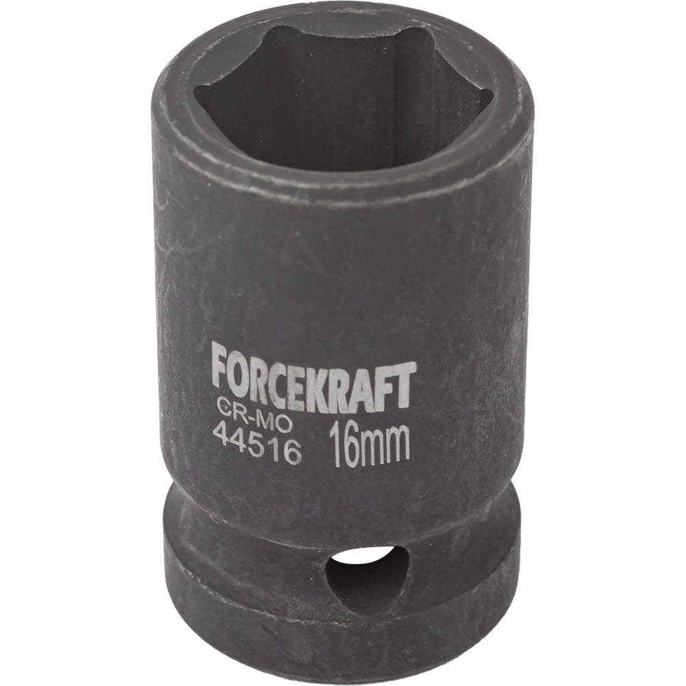 Изображение товара Головка ударная 16 мм, 1/2" DR, 6 гранная FORCEKRAFT FK-44516(27006)
