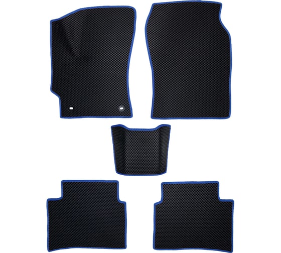 Изображение товара Коврики PSV Toyota Corolla XII 2018 черный синий кант EVA 133750