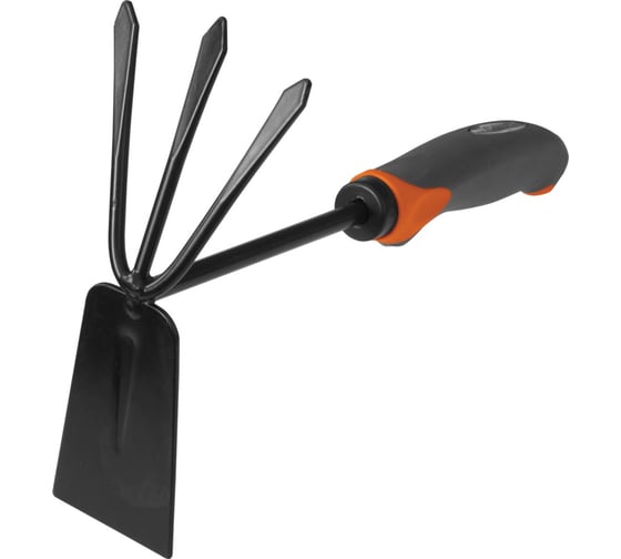 Изображение товара Мотыжка с прямым лезвием (порошковая окраска, 2-х компонентная рукоятка) 260 мм Кратон 5 10 06 006