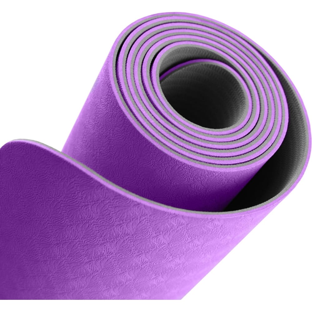 Двухслойный коврик для йоги PRCTZ коврик для йоги и фитнеса bradex 183х61х0 6 tpe двухслойный фиолетовый