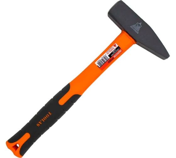 Изображение товара Слесарный молоток TOOLAS с фибергласовой ручкой, 1000 г 00012810