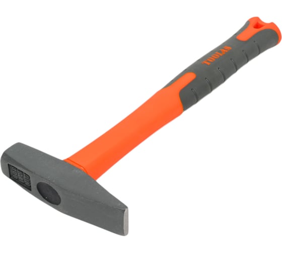 Изображение товара Слесарный молоток TOOLAS с фибергласовой ручкой, 300 г 00011888