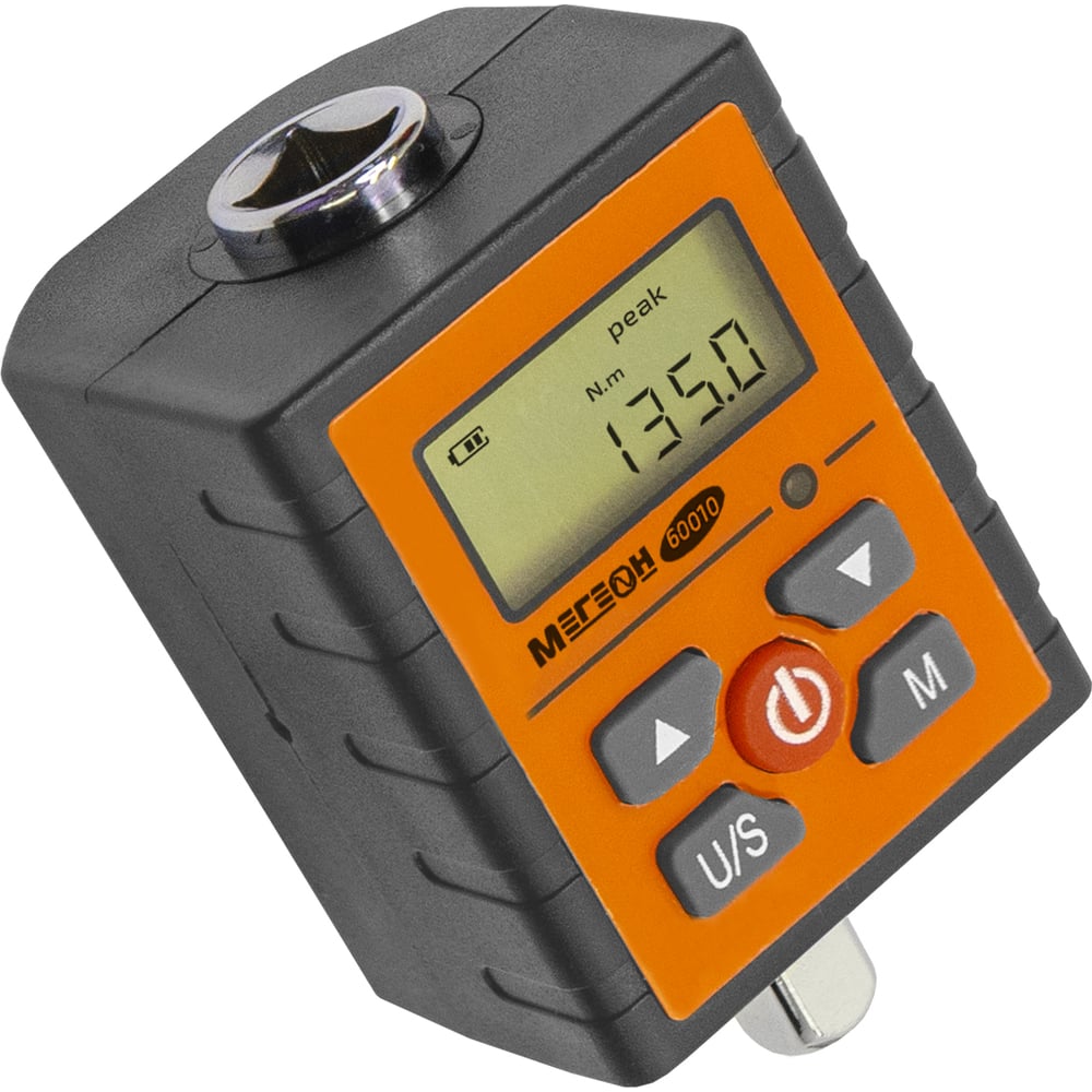 Изображение товара Динамометрическая насадка МЕГЕОН 60010 3/8 дюйма электронная крутящий момент