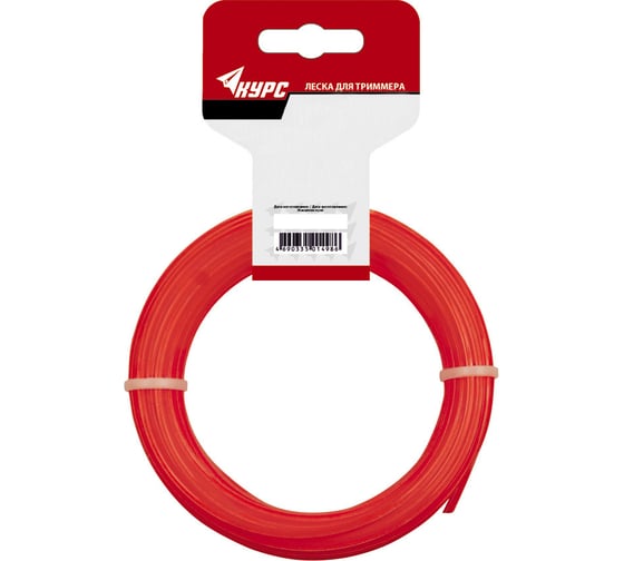 Изображение товара Леска для садовых триммеров (3.0 мм; 15 м; звезда) КУРС 77895