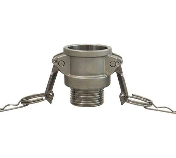 Изображение товара Нержавеющий камлок TITAN LOCK тип B розетка, наруж. резьба BSP 1 1/4", AISI316 TL125BSS316