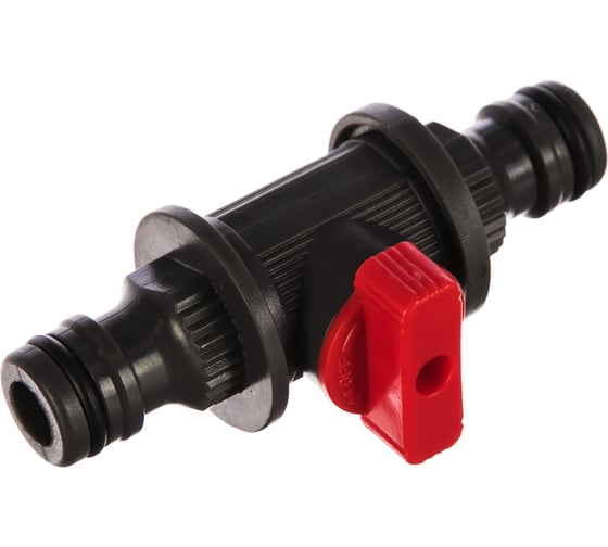 Изображение товара Переходник-распределитель пластиковый с запорным клапаном КУРС 76426