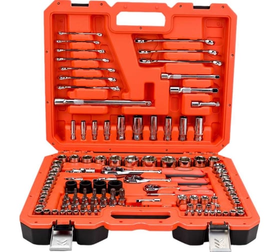 Изображение товара Набор инструментов 1/4 +3/8 +1/2 Кратон TS-22 socket 120 2 28 09 022